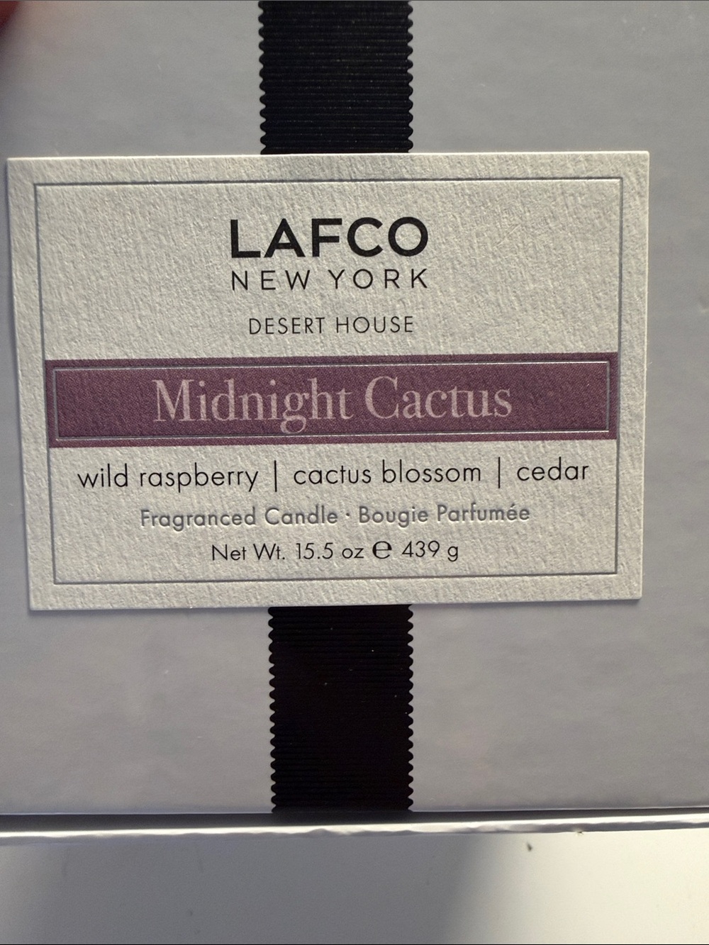 LAFCO New York candle in midnight cactus